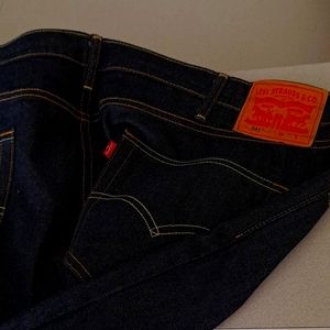Navy blue levi jeans